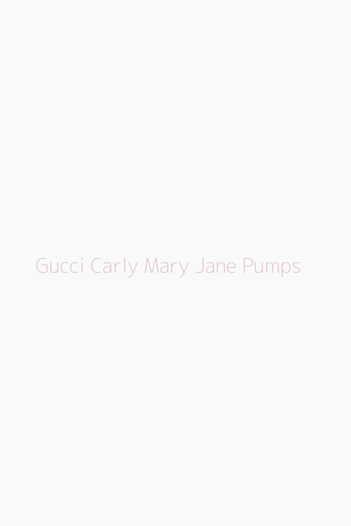 Gucci Carly Mary Jane Pumps